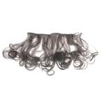 Blesiya DIY人形アクセサリー ドールかつら 縮毛ウィッグ DIYヘアピース 人形のかつら 全5色選ぶ - 濃い灰色