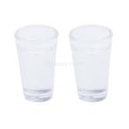 2点パック ウォーターグラスモデル ドールハウスキッチンアクセサリー 1/12スケール 水ガラスモデル 飾り