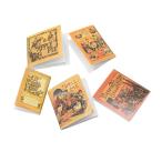 1/12ドールハウス 本 ページめくり ブック モデル ミニチュア ルーム 本棚 装飾 5個セット