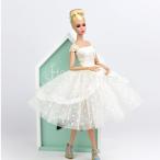 1/6 BJDリカ モモコ アゾンドール用 28cm-30cm人形ドレス ワンピース スカート 全4カラー - ホワイト