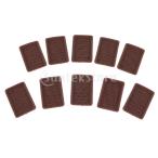 Yahoo! Yahoo!ショッピング(ヤフー ショッピング)10個1/6ドールハウスミニチュアプレートディッシュティートレイ食器の装飾ブラウン