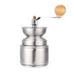 手動 コーヒー グラインダー ステンレススチール ハンド クランク コーヒー豆 ミル 実用的