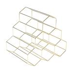 創造的 三角形 6つのワインラック 収納ホルダー キッチン バー 実用品 3色選択 - ゴールド