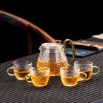 槌で打たれた高ホウケイ酸ガラステ