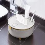 丸型ティッシュホルダーダイニングルーム用ペーパーディスペンサー会議室ホワイト