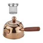  портативный нержавеющая сталь чай чайник вода pot пикник ресторан кухня Brown 