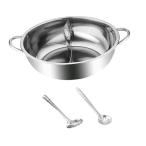 しゃぶしゃぶ鍋 鍋調理器 ラーメン調理器 レストラン パーティー キャンプ用 32cm