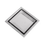  пол дренаж квадратное душ дренаж фланец имеется двусторонний нержавеющая сталь сталь 3.94 дюймовый засорение предотвращение туалет бассейн гараж прачечная для 