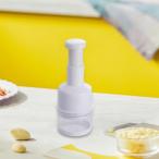 手動ガーリックプレスフードチョッパーガーリックマッシャータマネギチョッパーニンニクフルーツ野菜トマト用手動プレスチョッパー