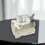  коробка для салфеток покрытие керамика оборудование орнамент салфетка диспенсер туалетный столик офис для бытового использования белый 