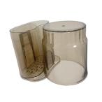  зубная щетка . зубная паста держатель cup имеется современный зубная щетка подставка Home душ Brown 