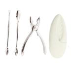 si- капот tool 4 позиций комплект, практический .si- капот ложка, краб. ножек . сломан . tool, орехи . сломан . набор инструментов, устрица, орехи,si- капот. профессиональный.