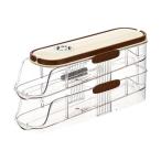 冷蔵庫用収納容器 エッグホルダー 冷蔵庫 キッチン 冷蔵庫ドア 2段