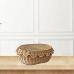  вязаный хлеб корзина пыленепроницаемый вязаный sa- ведро g корзина ресторан дом пикник для L