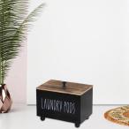 ショッピングタンポン 木製タンポンオーガナイザー 蓋付き 木製容器 ナプキンホルダー タンポンオーガナイザー ブラック