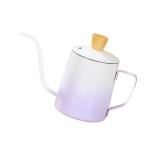  кофе чайник многофункциональный рука карниз кофейник . распределение фиолетовый цвет .350ml Goose шея . примечание .