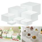 7PCS акрил Cube дисплей box подъемник byufe подъемник капот коллекция десерт 