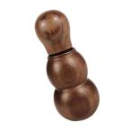 エスプレッソコーヒースターラーツール ステンレススチール製コーヒーニードル ホームバーカフェ用 ウォールナット