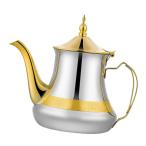  нержавеющая сталь производства teapot многоцелевой металлический чай чайник для бытового использования кухня party Gold серебряный 