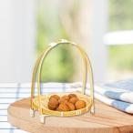  бамбук плетеный снэки подставка портативный еда дисплей tray Cafe Home ресторан для 1 слой 
