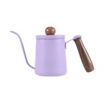  Goose шея чайник compact многоцелевой кемпинг для из нержавеющей стали кофейник лиловый 