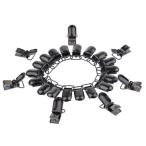 25x нога пояс с подвязками futoshi .. подтяжки чулки рубашка крепление, опора держатель ремешок зажим 25 mm чёрный 