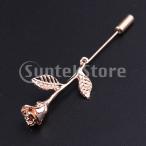 Yahoo! Yahoo!ショッピング(ヤフー ショッピング)カラーピン シャツ カラーバー ローズフラワー ネクタイピン 襟ピン タイクリップ カラーバーピン