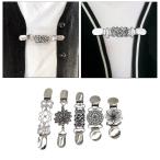 Yahoo! Yahoo!ショッピング(ヤフー ショッピング)5個ヴィンテージセーターショールクリップ女性女の子レトロカーディガン襟クリップドレスシャツブローチクリップ.5スタイル