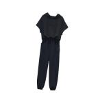  женский to Lux -tsu комплект 2 деталь короткий рукав спортивная фуфайка . длинные брюки lounge одежда M черный 