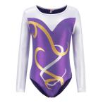 девочка гимнастика Leotard длинный рукав автомобиль i колено балет Leotard костюм активный одежда 6