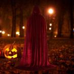  Kids Halloween костюмированная игра длинный с капюшоном . манто накидка аксессуары реквизит фотография фотосъемка для 70cm wine red 