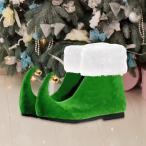  Рождество Elf обувь для взрослых удобный . bell спальное место поверхность белый piero обувь . предмет 48 зеленый 