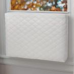 室内エアコンカバー210Dポリエステル生地窓ユニットカバーは、窓AC内の冬の家の防錆防塵のドラフトを防ぎます - 64x43.5x6.4cm