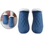 1Pairs Winter Women Slipper Socks Warm for Women Gifts Blue