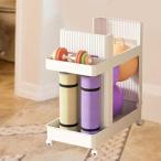 ショッピングヨガマット ヨガマット収納ラック ウェイトラック 省スペースカート コーナーシェルフ ホームジム フィットネス収納ラック 用ダンベルラック