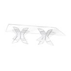 クリスマスの誕生日を集めるためのカップケーキディスプレイスタンドディスプレイボードアクリル40x25cm