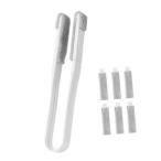 窓用ブラインドクリーナー ダスターブラシ ハンドヘルド キーボード用ダストリムーバー オフィス用 ホワイト