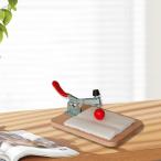 木製ナプキンホルダー フラットナプキンペーパーホルダー キッチンカウンターテーブル用 ライトブラウン