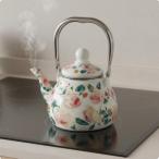 1L эмаль чайник IH соответствует Mini плита верх чайник . починка простой цветочный принт плита верх teapot цветок teapot 