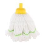 B Baosity モップヘッド マイクロファイバー 吸水性 掃除工具 床拭き 洗濯可能 黄色