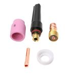 5x Tig welding torch Stubby Cup gas collet body lens kit for Tig WP 17 18 26