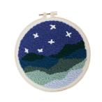 1 комплект дырокол игла комплект ковер дырокол начинающий комплект DIY craft 20cm Night 