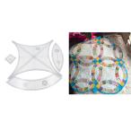  шитье стеганое полотно лоскутное шитье шаблон линейка комплект DIY кольцо pillow ручная работа изделие прикладного искусства 