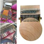 Speedweveタイプの織機DIYツールと木製ディスクダーニングDIY工芸品作成ツール10ピン