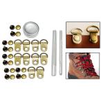 Yahoo! Yahoo!ショッピング(ヤフー ショッピング)レザークラフト登山靴バッグブロンズ8x12mm用ブーツレースフック