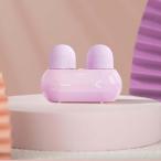  портативный ультразвук контактные линзы очиститель механизм кейс для хранения 3 минут лиловый 