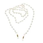  очки цепь колье ремешок портативный I одежда держатель бисер очки цепь Gold 