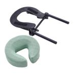 マッサージテーブル フェイスダウンピロー 快適 人間工学 プレミアムフェイスクレードルクッション グリーン