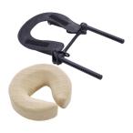 マッサージテーブル フェイスダウンピロー 快適 人間工学 プレミアムフェイスクレードルクッション ベージュ