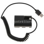 FLAMEER AC電源アダプタ 交換用 LP-E6バッテリーDR-E6 DCカプラ  5D 5DS 5DS  7Dなどに適合